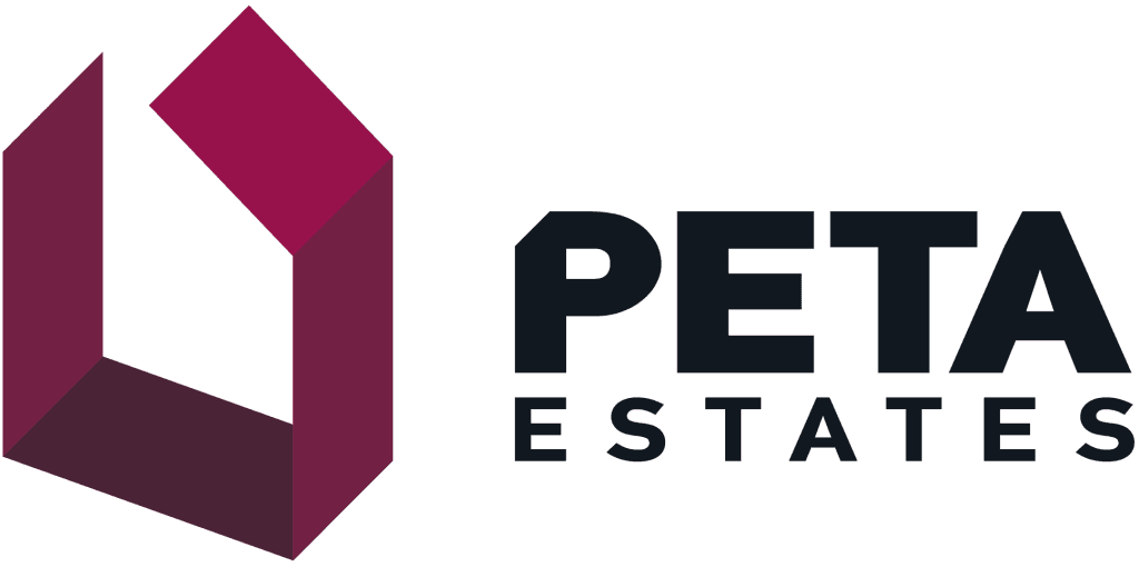 peta estates logo black